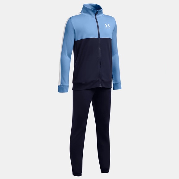 Youth Under Armour Zip Up Sweatshirt & Sweatpants Track Suit, Boy Small NEW - Picture 3 of 4